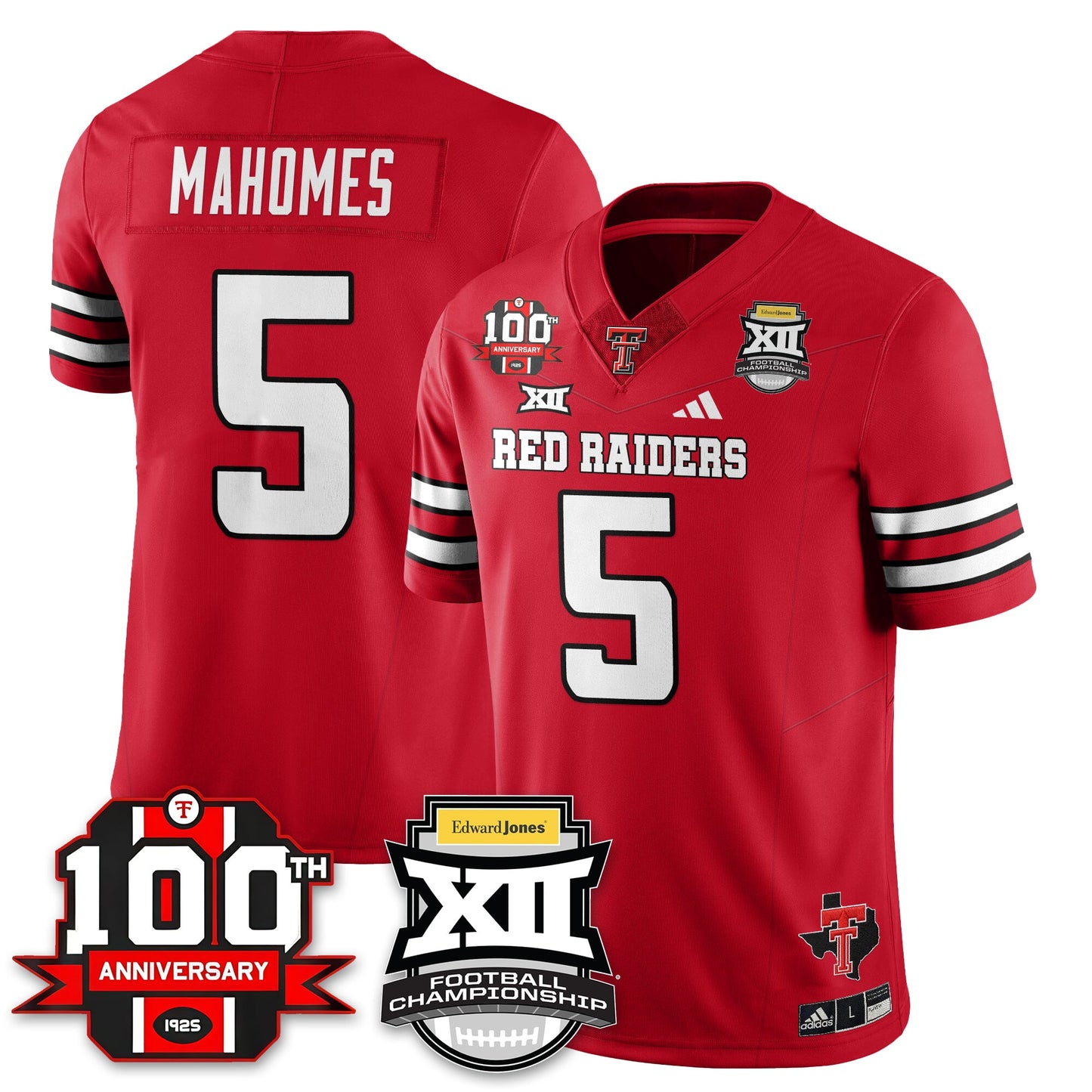 Texas Tech Red Raiders Vapor Limited Jersey - Edward Jones Champions - All Stitched