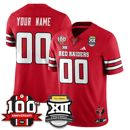 Texas Tech Red Raiders Vapor Limited Jersey - Edward Jones Champions - All Stitched