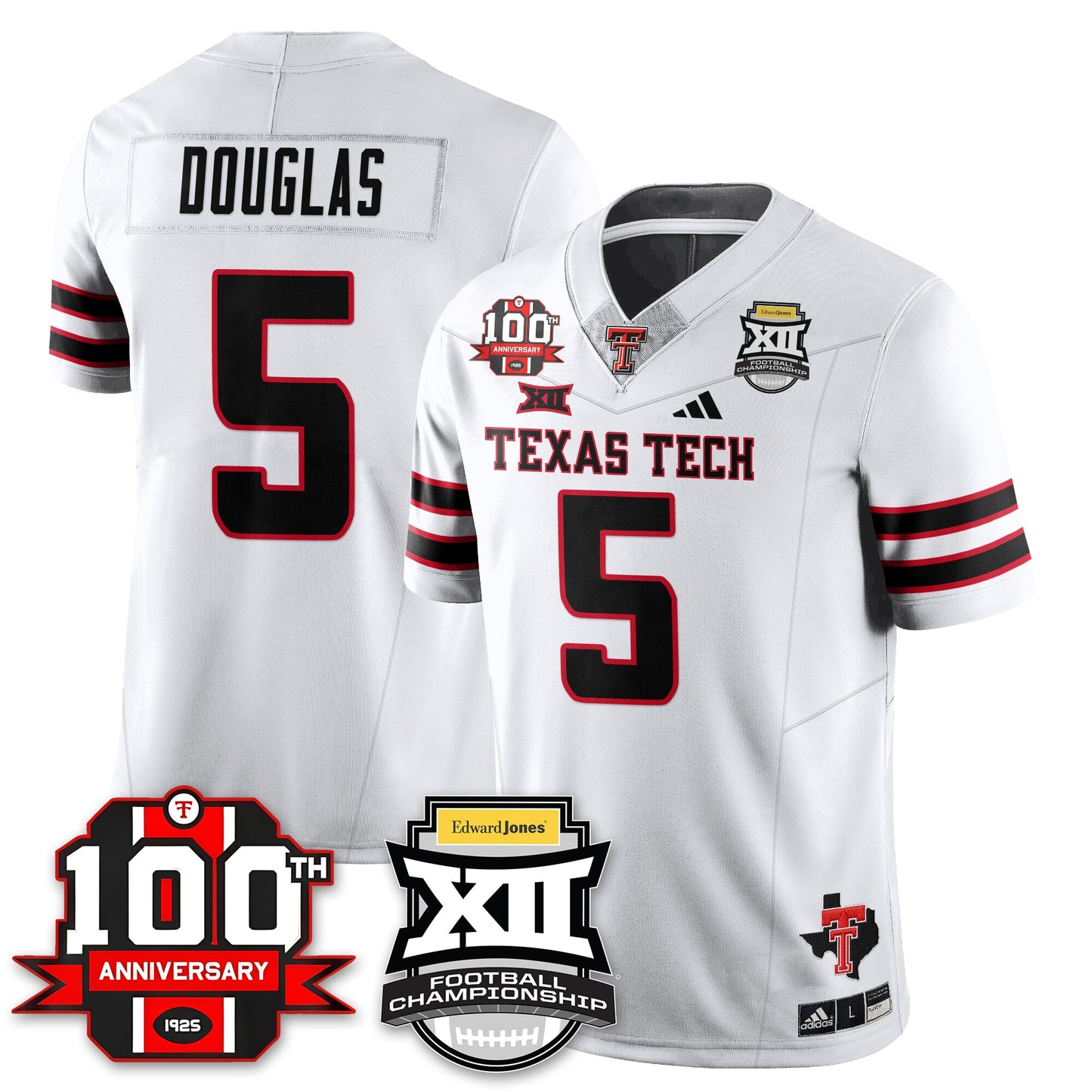 Texas Tech Red Raiders Vapor Limited Jersey - Edward Jones Champions - All Stitched