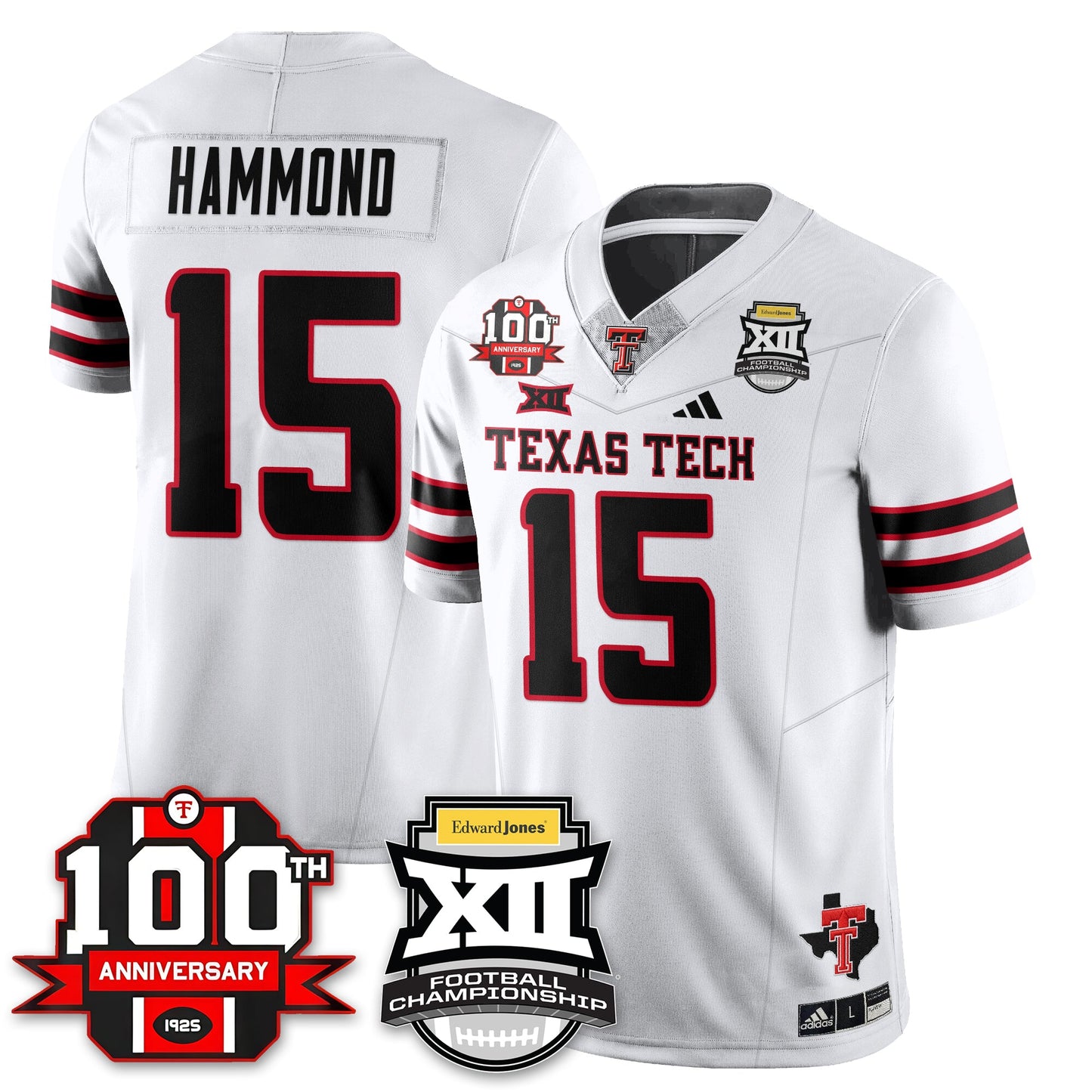 Texas Tech Red Raiders Vapor Limited Jersey - Edward Jones Champions - All Stitched