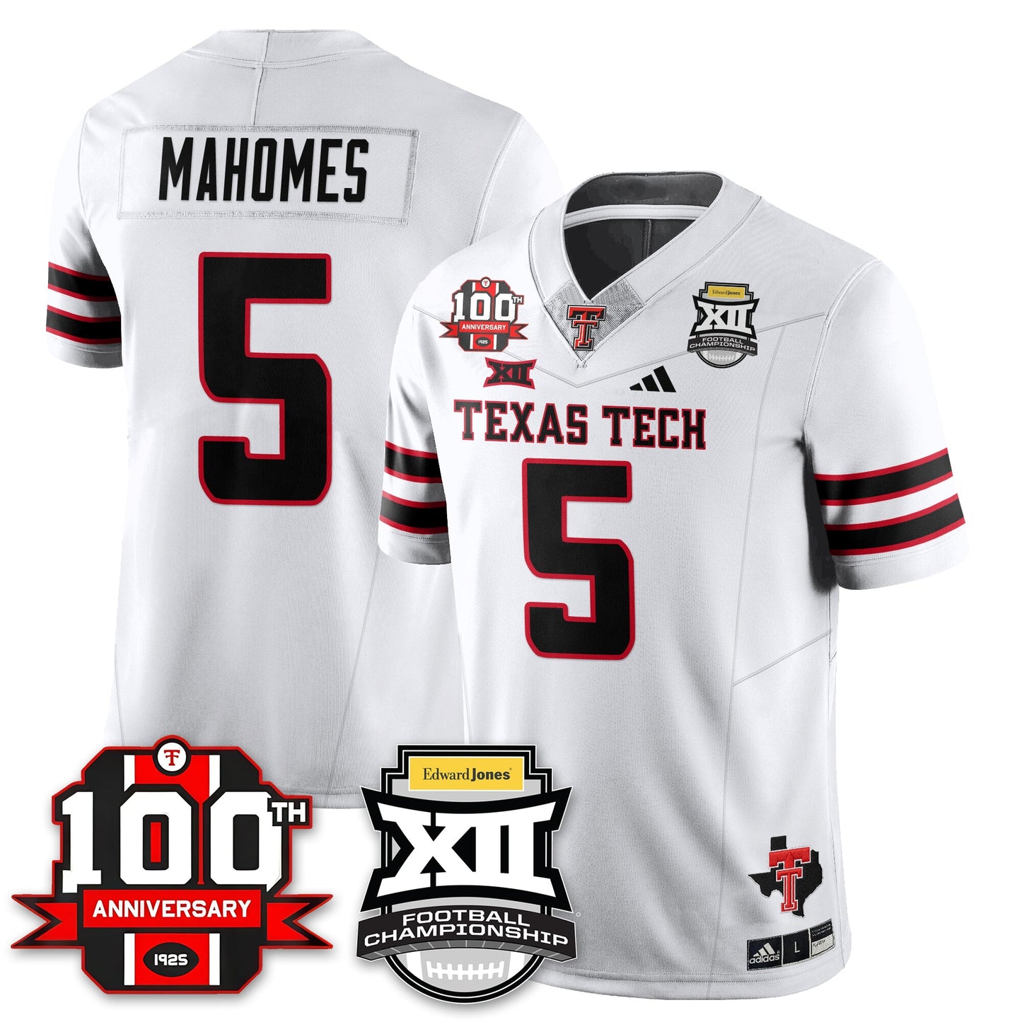Texas Tech Red Raiders Vapor Limited Jersey - Edward Jones Champions - All Stitched