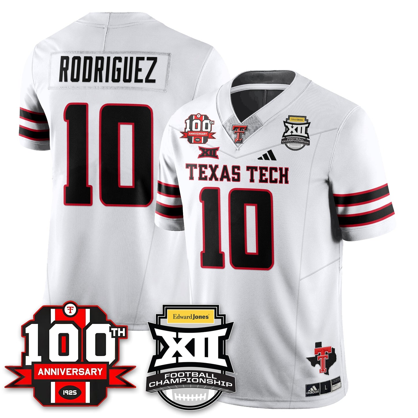 Texas Tech Red Raiders Vapor Limited Jersey - Edward Jones Champions - All Stitched