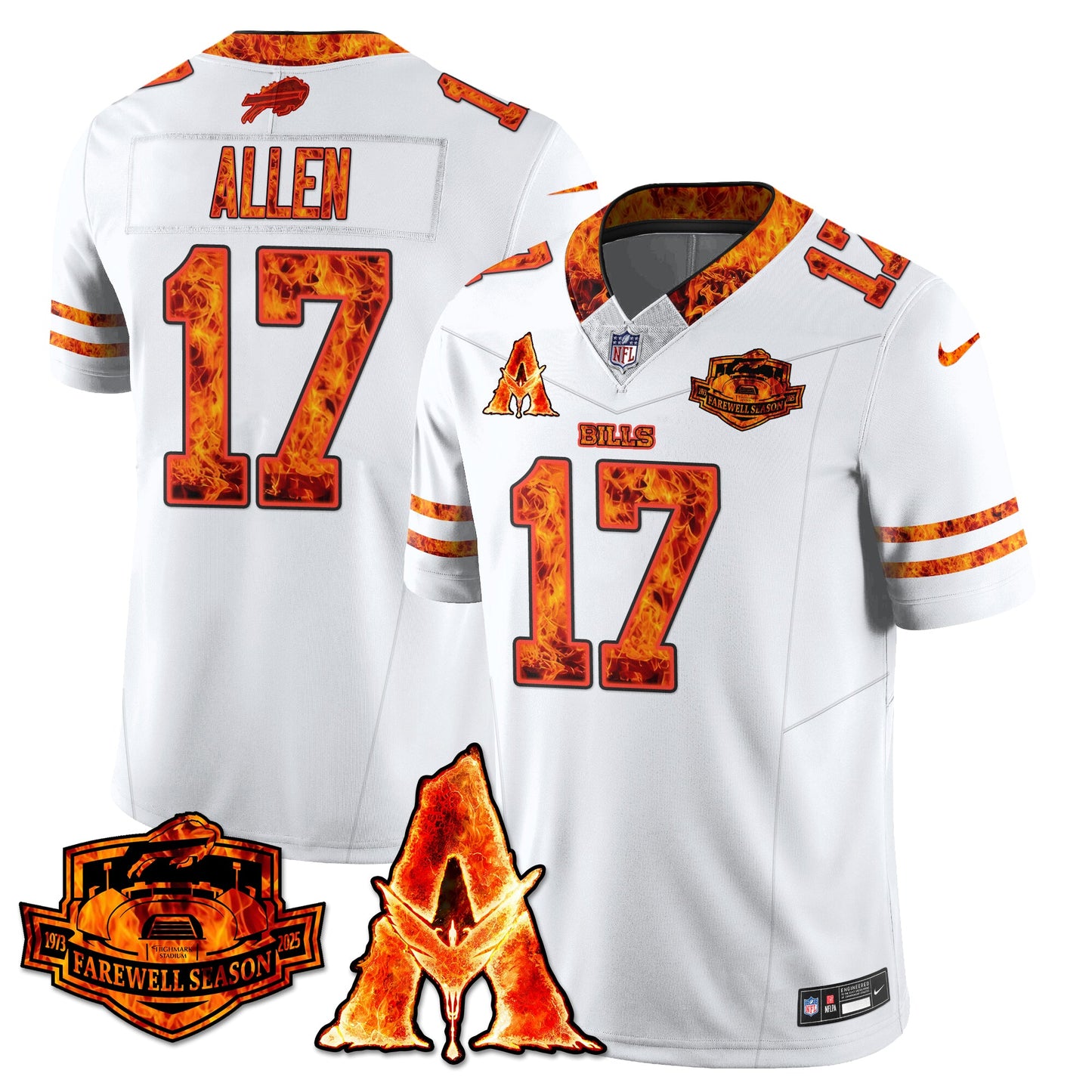 BUF x Avatar 3 Fire and Ash Jersey - Stitched