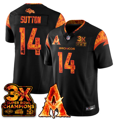 DEN x Avatar 3 Fire and Ash Jersey - All Stitched