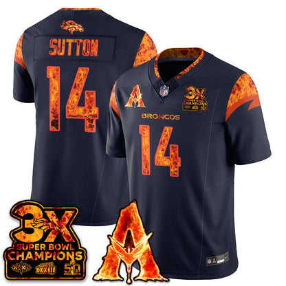 DEN x Avatar 3 Fire and Ash Jersey - All Stitched
