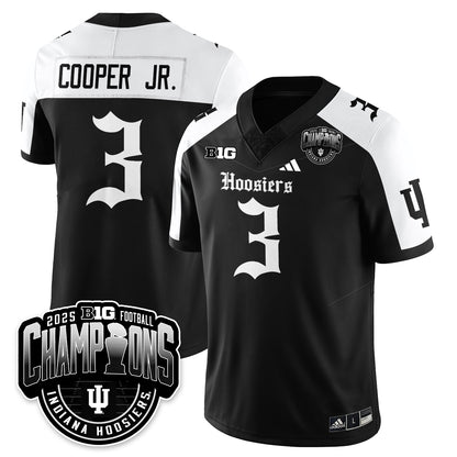 Indiana Hoosiers Gothic Vapor Limited Football Jersey - Big 10 Champions - All Stitched