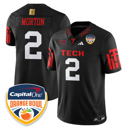 Texas Tech Red Raiders Vapor Limited Football Jersey - Orange Bowl - All Stitched