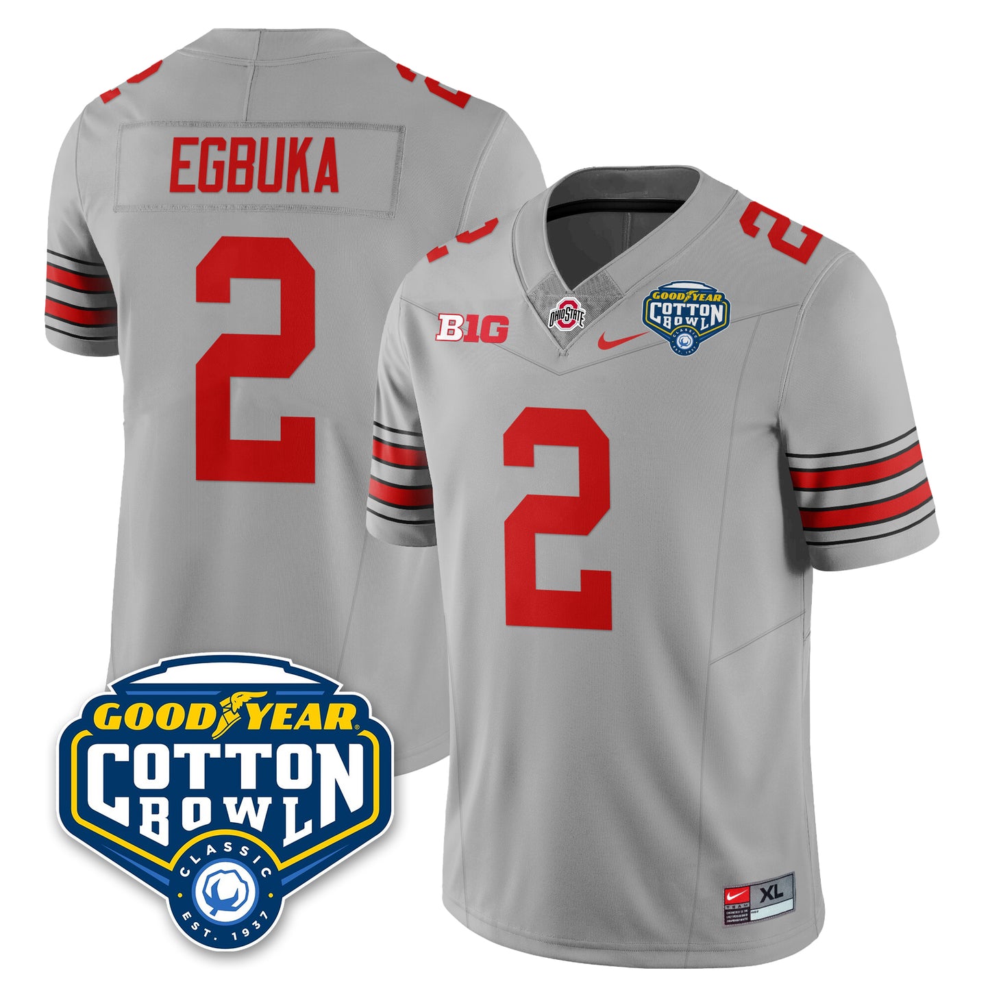 OSU Football Vapor Limited Jersey - Cotton Bowl - All Stitched