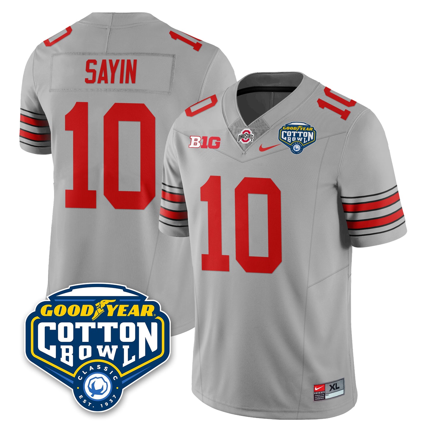 OSU Football Vapor Limited Jersey - Cotton Bowl - All Stitched