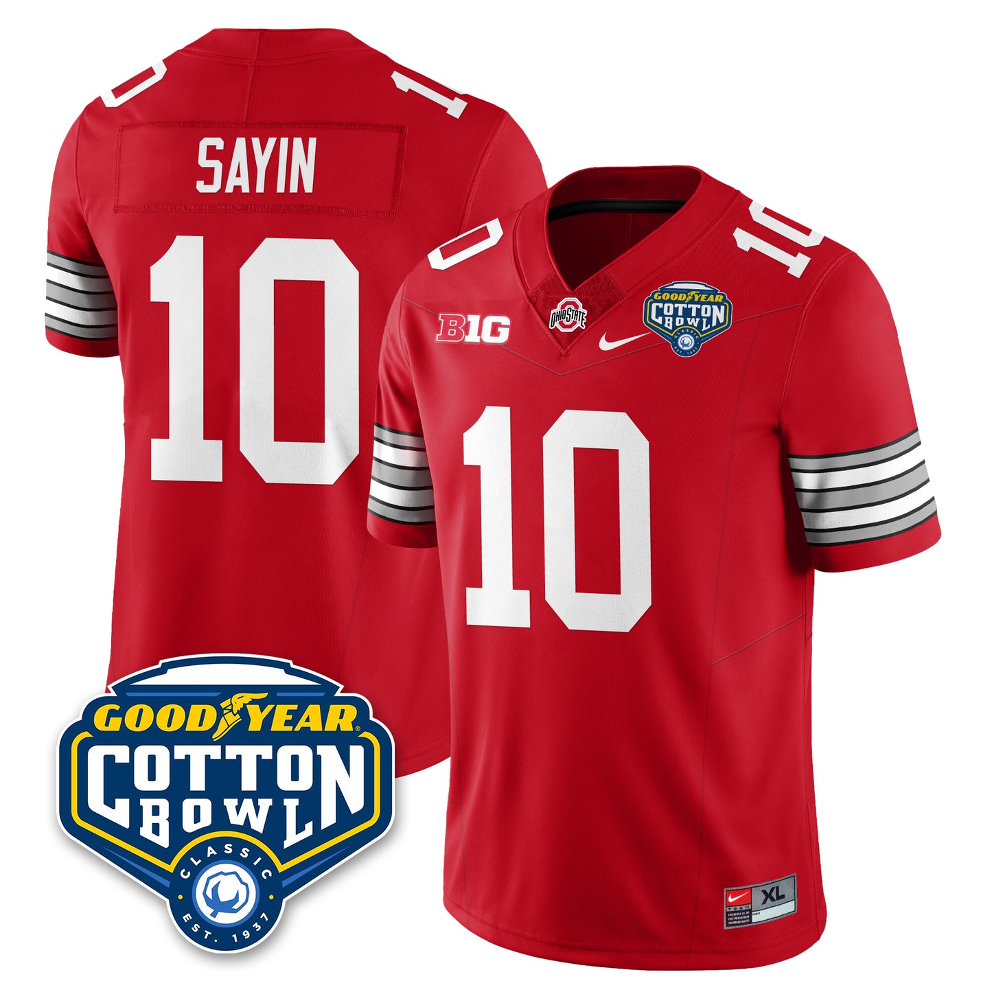 OSU Football Vapor Limited Jersey - Cotton Bowl - All Stitched