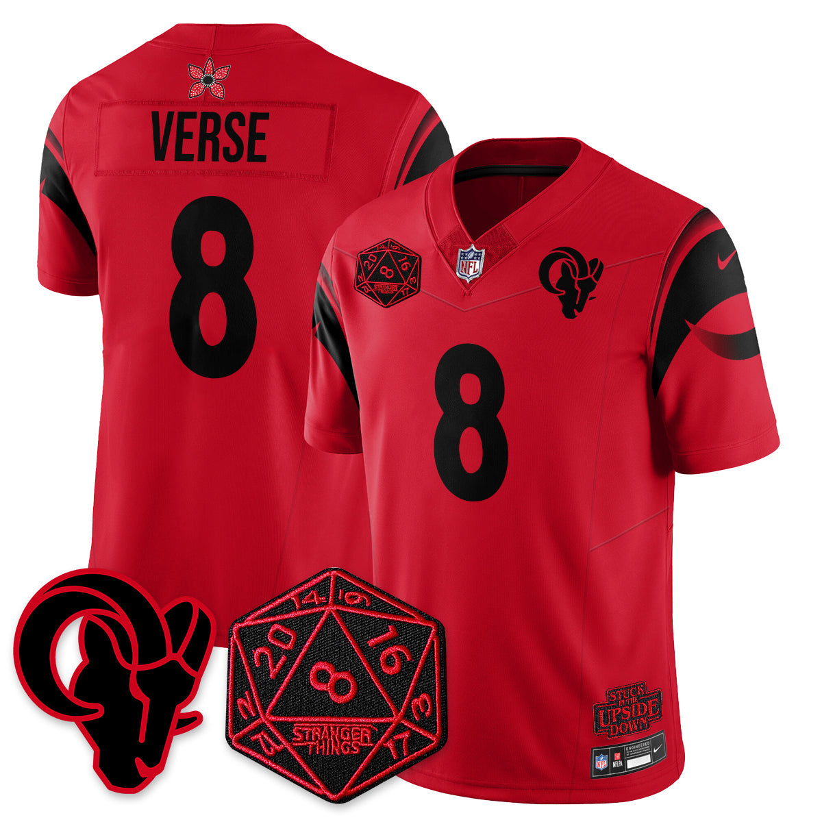LAR Stranger Things Vapor Limited Jersey - All Stitched