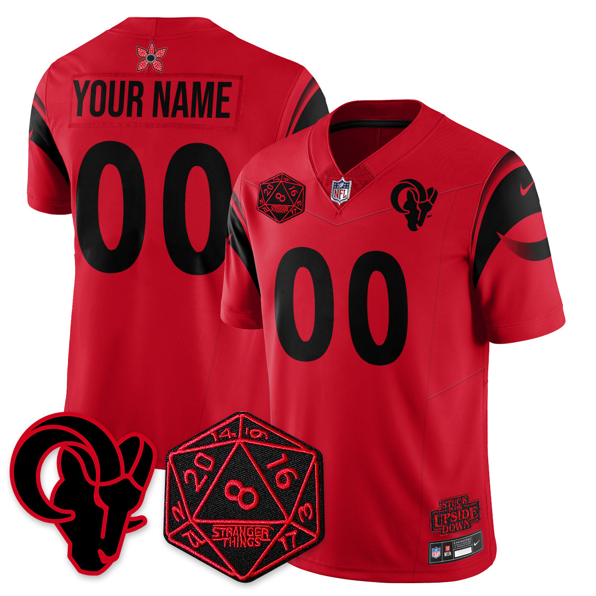LAR Stranger Things Vapor Limited Jersey - All Stitched