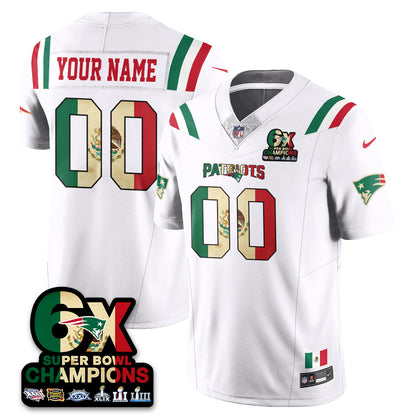 NE Mexico Vapor Limited Jersey - All Stitched