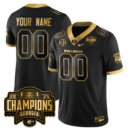 UGA Vapor Limited Gold Jersey - SEC Football Champions - All Stitched