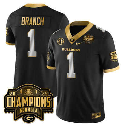 UGA Vapor Limited Gold Jersey - SEC Football Champions - All Stitched