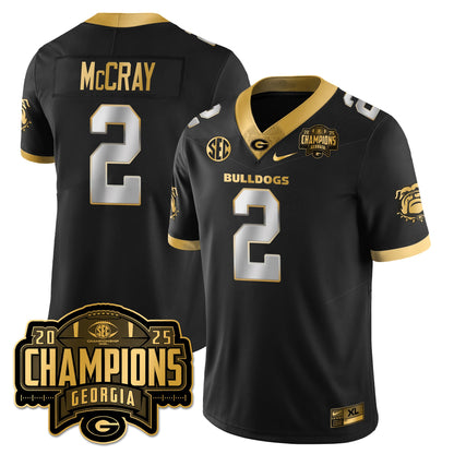 UGA Vapor Limited Gold Jersey - SEC Football Champions - All Stitched