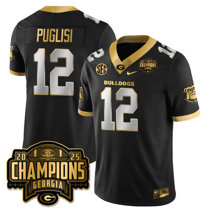 UGA Vapor Limited Gold Jersey - SEC Football Champions - All Stitched