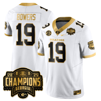 UGA Vapor Limited Gold Jersey - SEC Football Champions - All Stitched