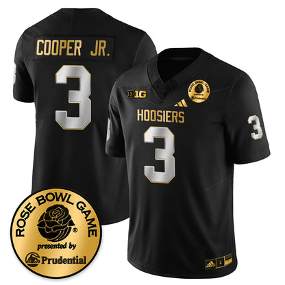 Indiana Hoosiers Vapor Limited Football Gold Jersey - Rose Bowl - All Stitched