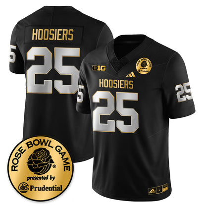 Indiana Hoosiers Vapor Limited Football Gold Jersey - Rose Bowl - All Stitched