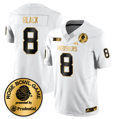 Indiana Hoosiers Vapor Limited Football Gold Jersey - Rose Bowl - All Stitched