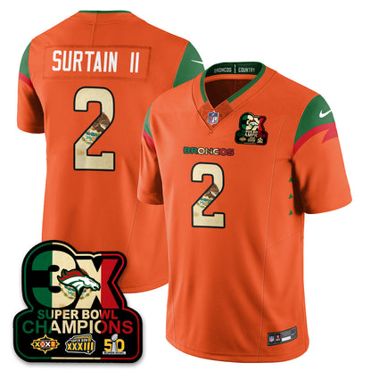 DEN Mexico Vapor Limited Jersey - All Stitched