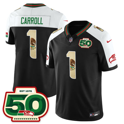 Seattle Seahawks Mexico Vapor Limited Jersey - All Stitched