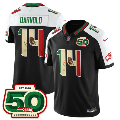 Seattle Seahawks Mexico Vapor Limited Jersey - All Stitched
