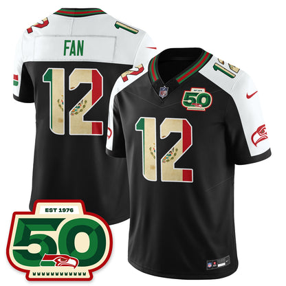 Seattle Seahawks Mexico Vapor Limited Jersey - All Stitched
