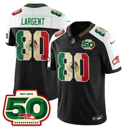 Seattle Seahawks Mexico Vapor Limited Jersey - All Stitched