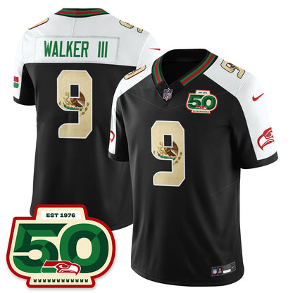 Seattle Seahawks Mexico Vapor Limited Jersey - All Stitched