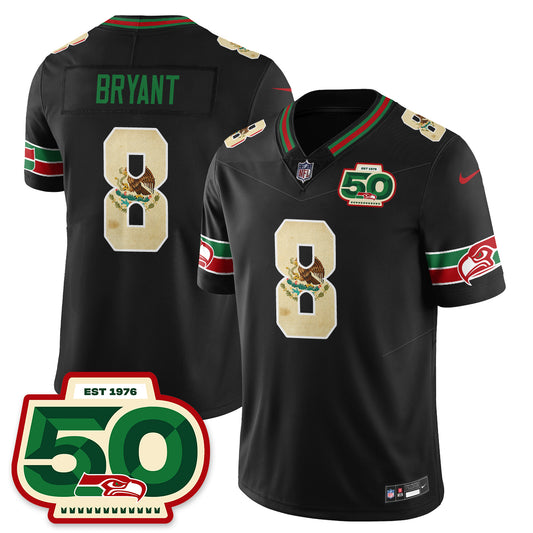 Seattle Seahawks Mexico Vapor Limited Jersey - All Stitched