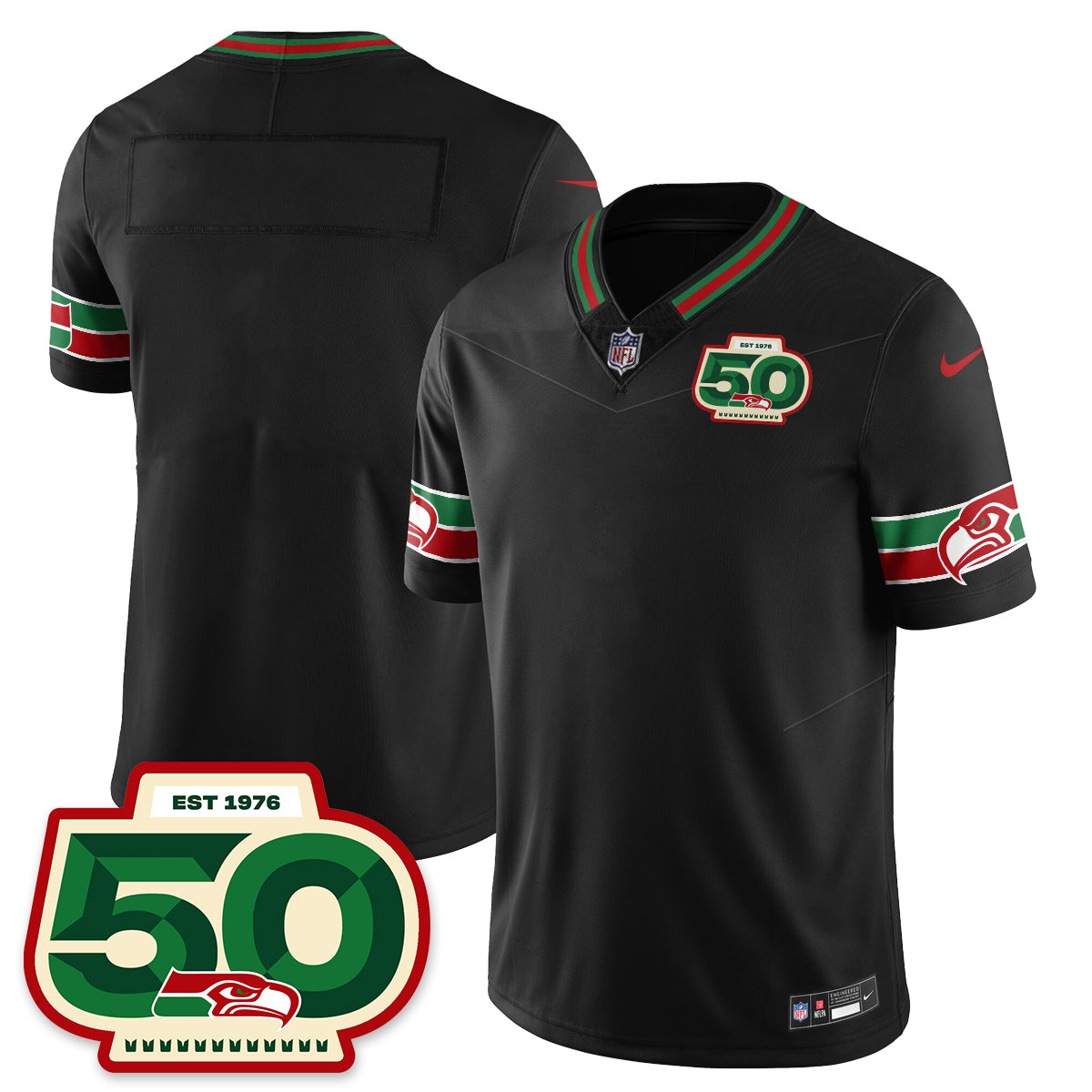 Seattle Seahawks Mexico Vapor Limited Jersey - All Stitched