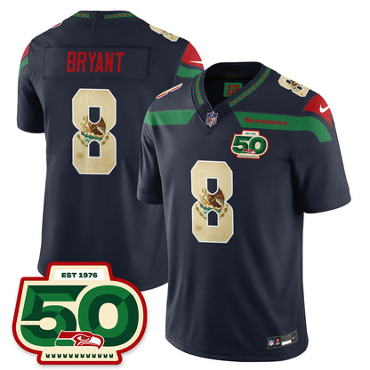 Seattle Seahawks Mexico Vapor Limited Jersey - All Stitched