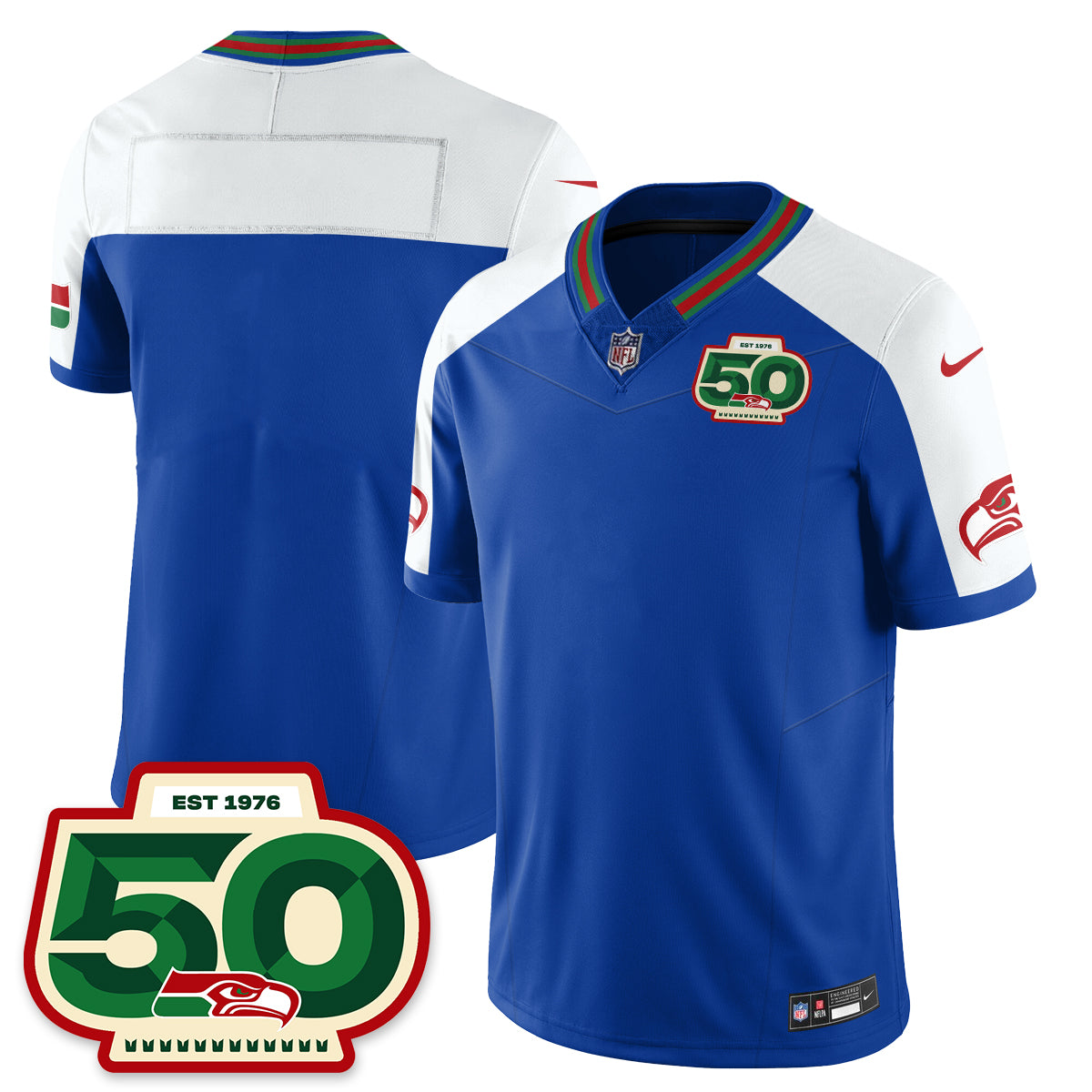 Seattle Seahawks Mexico Vapor Limited Jersey - All Stitched
