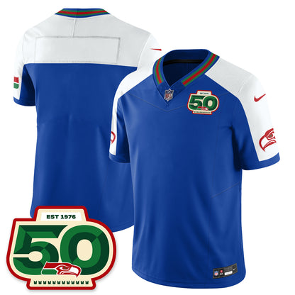Seattle Seahawks Mexico Vapor Limited Jersey - All Stitched