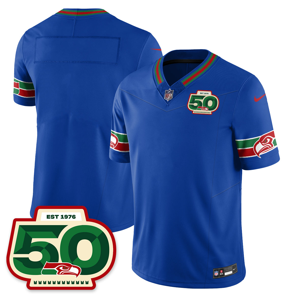 Seattle Seahawks Mexico Vapor Limited Jersey - All Stitched