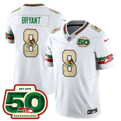 Seattle Seahawks Mexico Vapor Limited Jersey - All Stitched