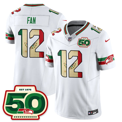 Seattle Seahawks Mexico Vapor Limited Jersey - All Stitched