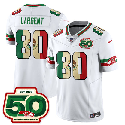 Seattle Seahawks Mexico Vapor Limited Jersey - All Stitched