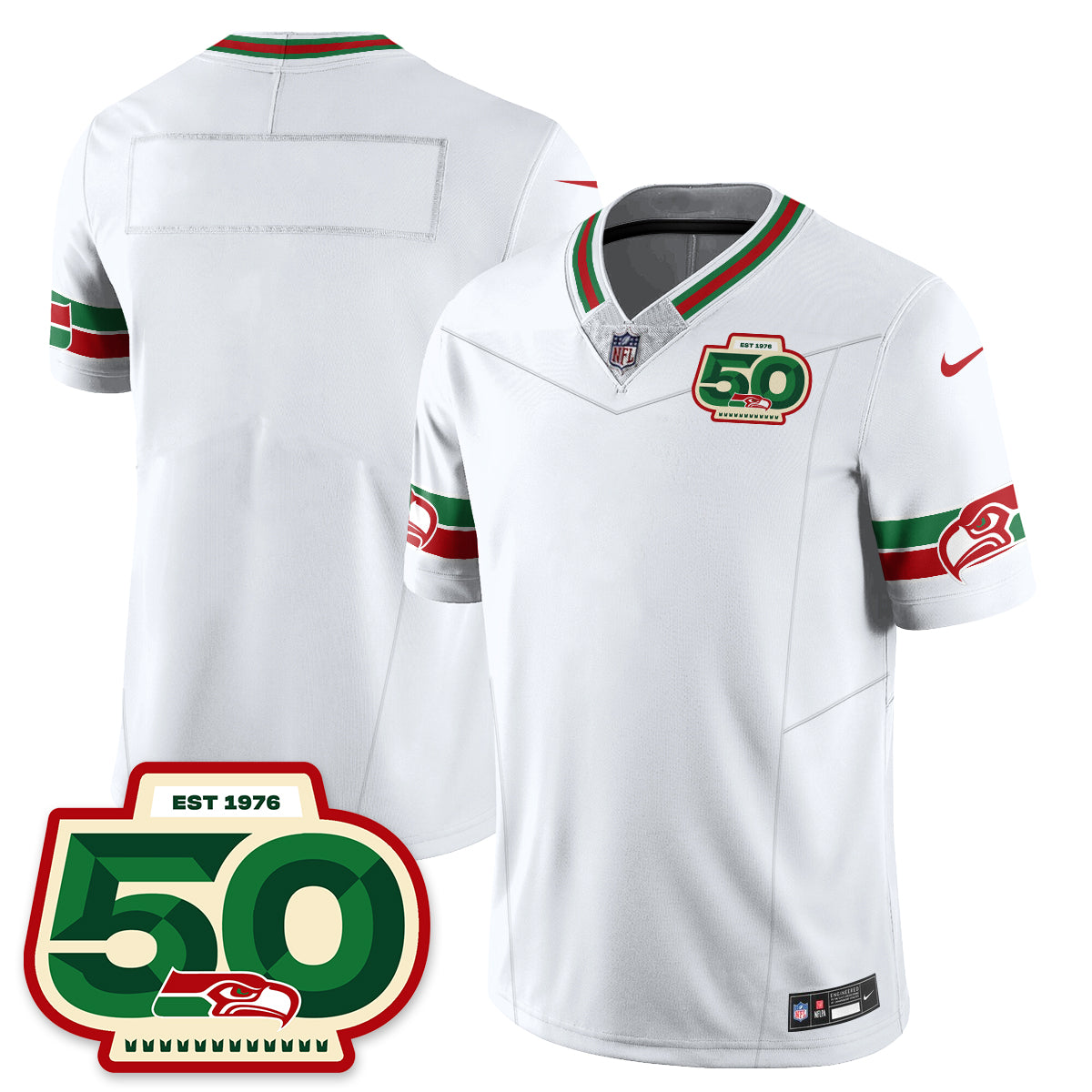 Seattle Seahawks Mexico Vapor Limited Jersey - All Stitched