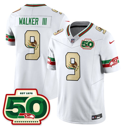 Seattle Seahawks Mexico Vapor Limited Jersey - All Stitched
