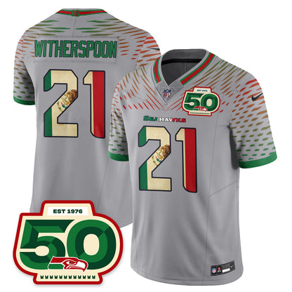 Seattle Seahawks Mexico Vapor Limited Jersey - All Stitched
