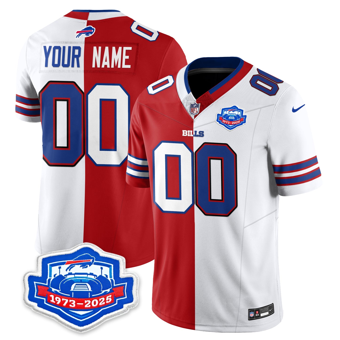 BUF Split Vapor Limited Jersey - All Stitched