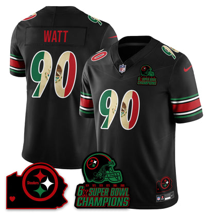 PIT 6-Time Champions Mexico Vapor Limited Jersey - All Stitched