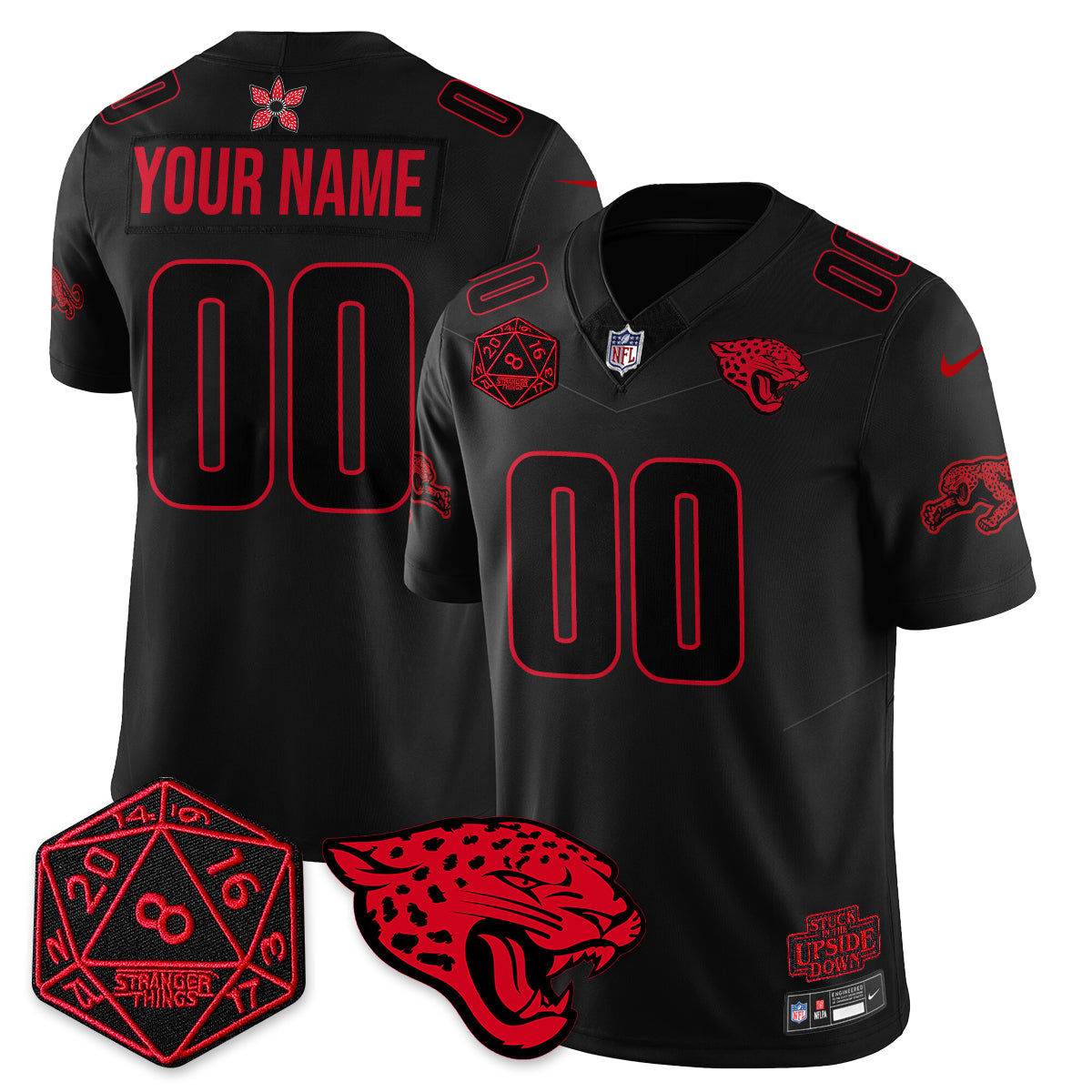 JAX 'Stranger Things Edition' Vapor Limited Custom Jersey - All Stitched