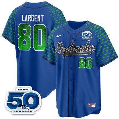 Seattle Seahawks 2025 Rivalries Vapor Limited Baseball Jersey - All Stitched