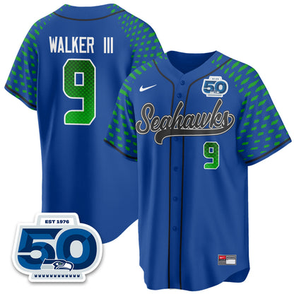 Seattle Seahawks 2025 Rivalries Vapor Limited Baseball Jersey - All Stitched