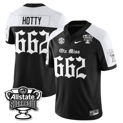 Ole Miss Rebels 2025 Sugar Bowl Gothic Vapor Limited Football Jersey - All Stitched