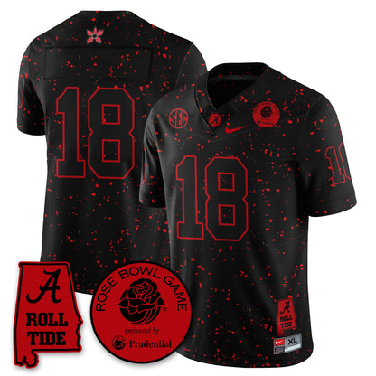 BAMA Stranger Things Rose Bowl Vapor Limited Football Jersey - All Stitched